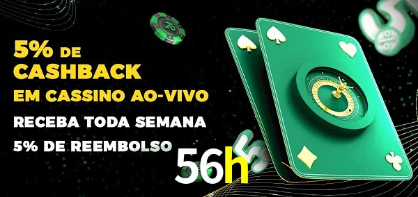 Promoções do cassino ao Vivo 56h